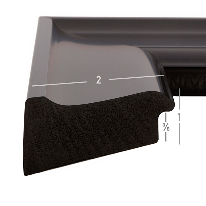 Resilience 2", Satin Black Picture Frame