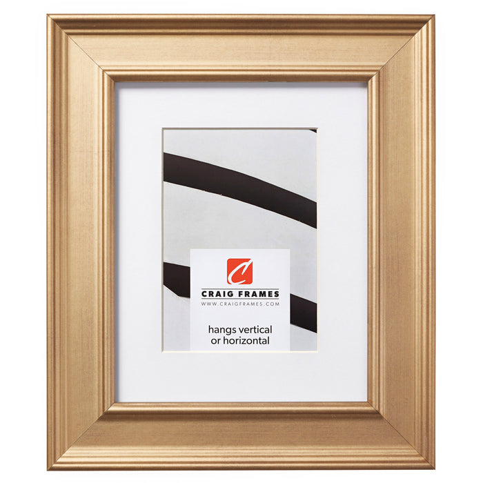 Revival 2", Bocelli Distressed Gold Matted Picture Frame