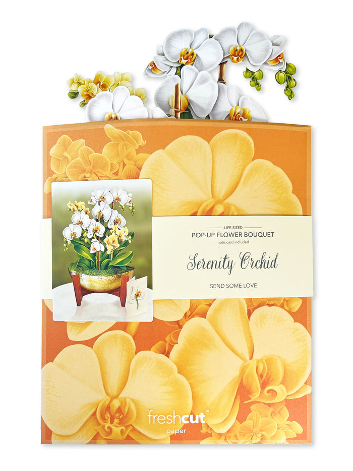 Serenity Orchid Pop-Up Flower Bouquet