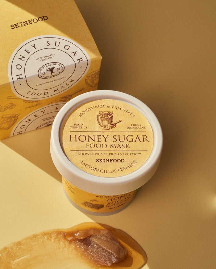 SKINFOOD Honey Sugar Food Mask [Moisturize & Exfoliate] ماسك مقشر بالعسل والسكر