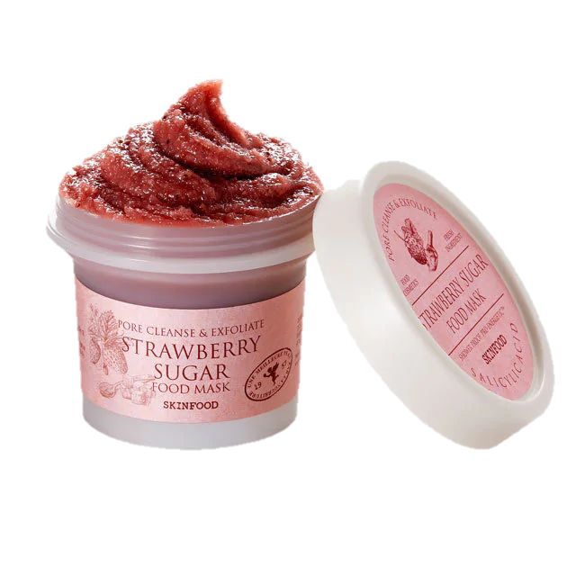 SKINFOOD Strawberry Sugar Food Mask [Pore Cleanse & Exfoliate] ماسك مقشر بالفراولة والسكر