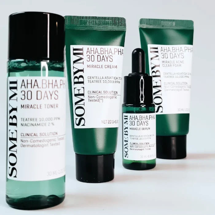 SOME BY MI AHA BHA PHA 30 Days Miracle AC SOS KIT بكج المعجزة لعلاج الحبوب من سم باي مي