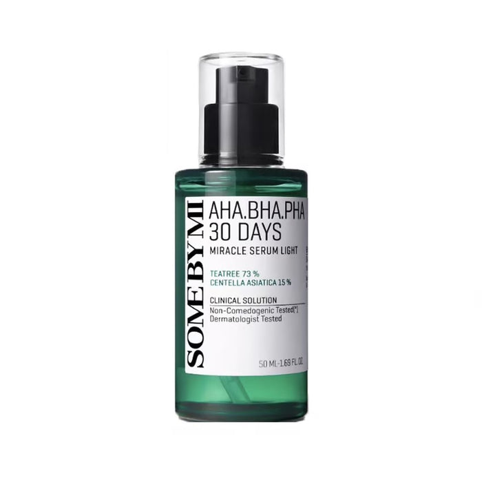 SOME BY MI AHA BHA PHA 30 Days Miracle Serum Light سيروم الأحماض المخفف المطور من سمباي مي