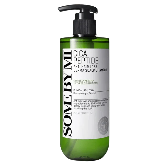 SOME BY MI Cica Peptide Anti Hair Loss Derma Scalp Shampoo شامبو الببتايد لعلاج التساقط من سمباي مي