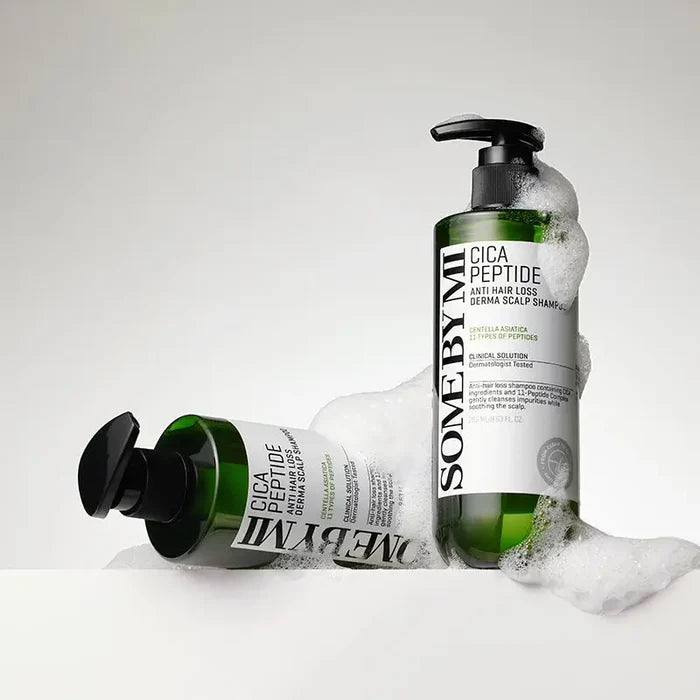 SOME BY MI Cica Peptide Anti Hair Loss Derma Scalp Shampoo شامبو الببتايد لعلاج التساقط من سمباي مي