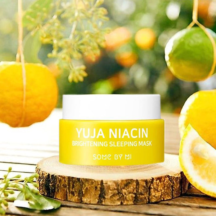 SOME BY MI Yuja Niacin Brightining  Sleeping Mask كريم البشرة باليوجا