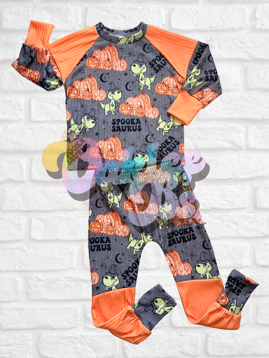 Spookasaurus Jasper Joggers & Long Sleeve Raglan