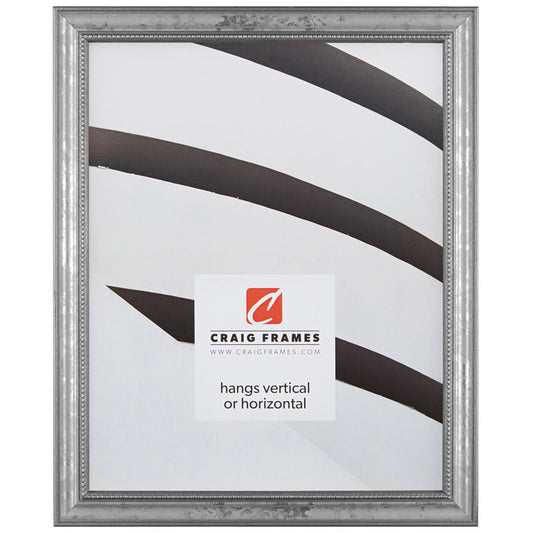Stratton .75", Aged Silver Picture Frame