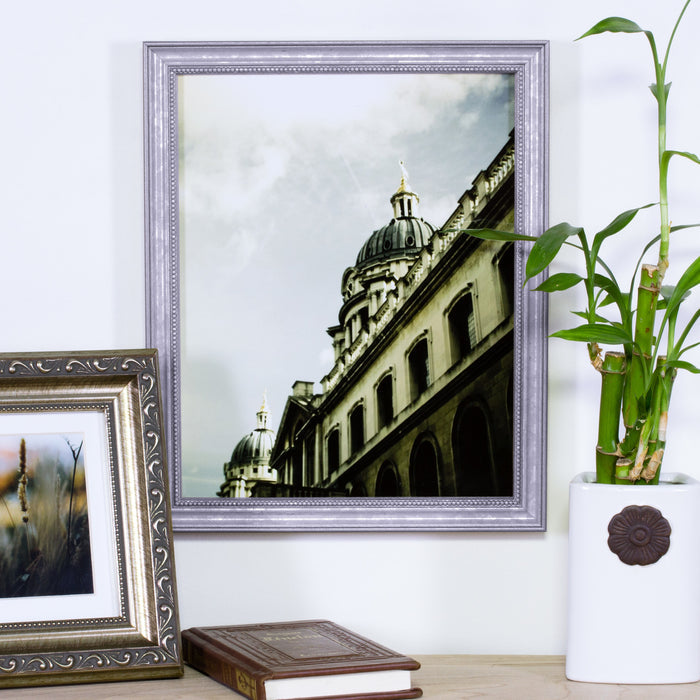Stratton .75", Aged Silver Picture Frame