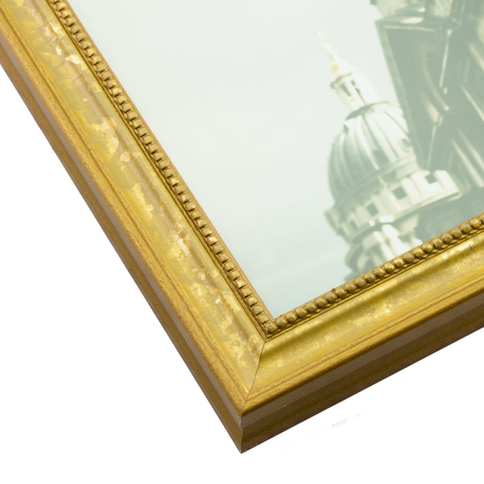 Stratton .75", Matted Aged Gold Picture Frame