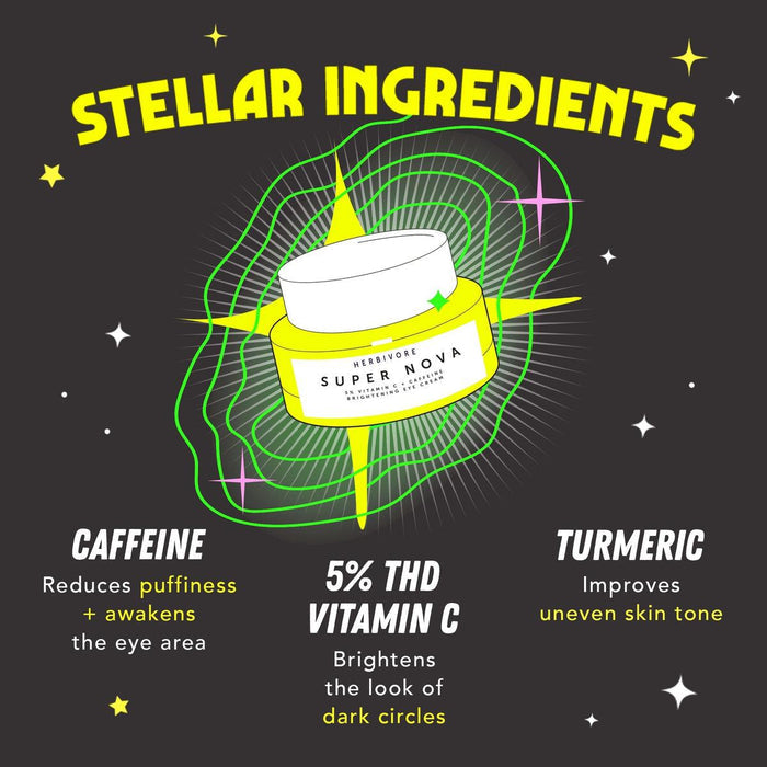Herbivore-Super Nova 5% THD Vitamin C Brightening Eye Cream-