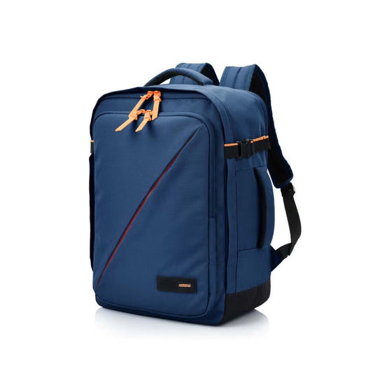 AMERICAN TOURISTER Take2Cabin Casual Backpack M V2 (Dark Navy / Radiant Orange) | Isetan KL Online Store