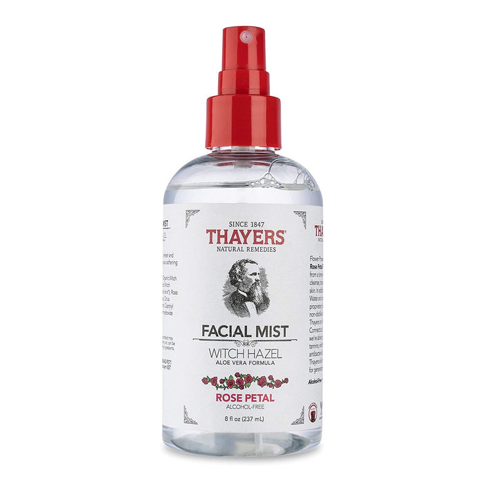 Thayers Alcohol-Free Rose Petal Witch Hazel Facial Mist مست مرطب ومقلص للمسام من ثايرس