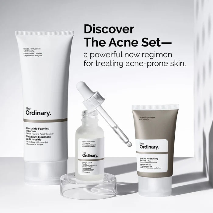 THE ORDINARY the acne set including salysilc acid 2% solution for the treatmint of acne مجموعة الساليسيلك اسد للعناية بالبشرة