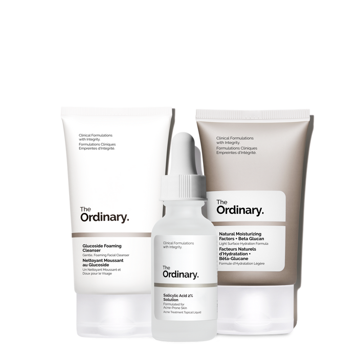THE ORDINARY the acne set including salysilc acid 2% solution for the treatmint of acne مجموعة الساليسيلك اسد للعناية بالبشرة