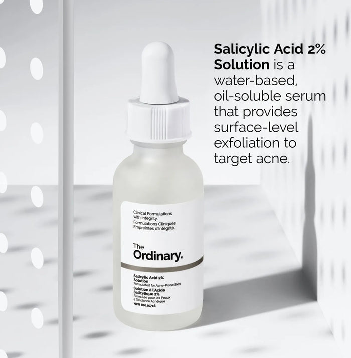 THE ORDINARY the acne set including salysilc acid 2% solution for the treatmint of acne مجموعة الساليسيلك اسد للعناية بالبشرة