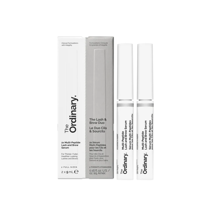 THE ORDINARY The Lash & Brow Duo سيت مكون من قطعتين سيروم الرموش