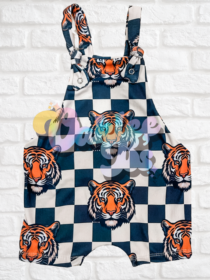Tiger Checks Overalls