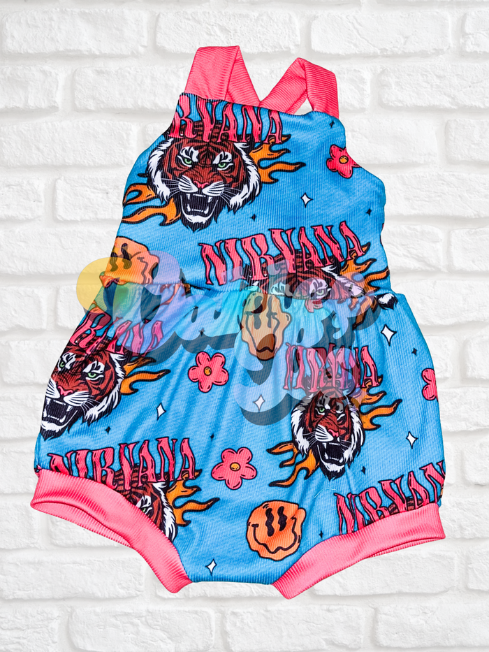 Tiger Nirv@na Snap Dragon Romper
