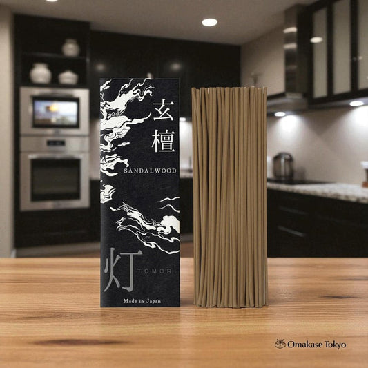 TOMORI Incense Sandalwood and Ebony, 60 Sticks