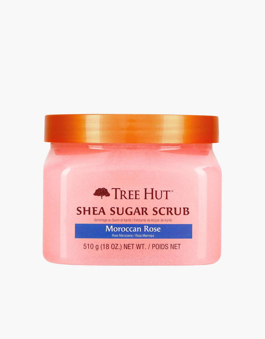 TREE HUT Shea Sugar Scrub Moroccan Rose سكراب الجسم بالازهار المغربية
