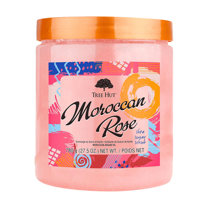 TREE HUT Shea Sugar Scrub Moroccan Rose سكراب الجسم بالازهار المغربية