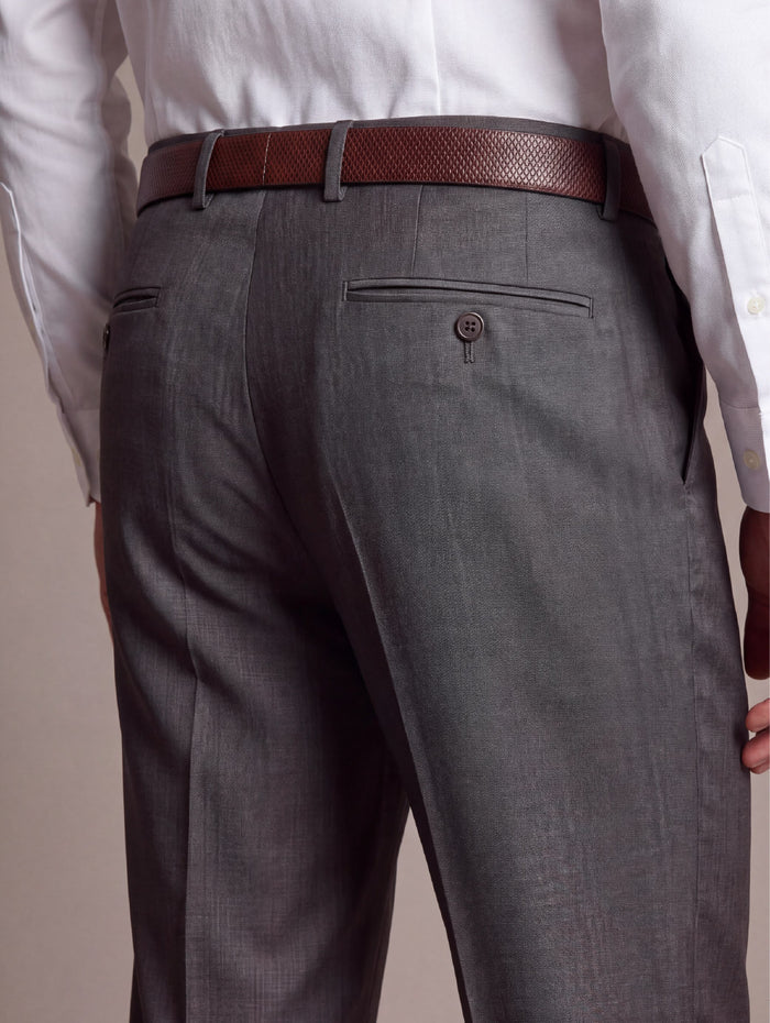 Trivero Dove Grey Tailored Fit Trouser