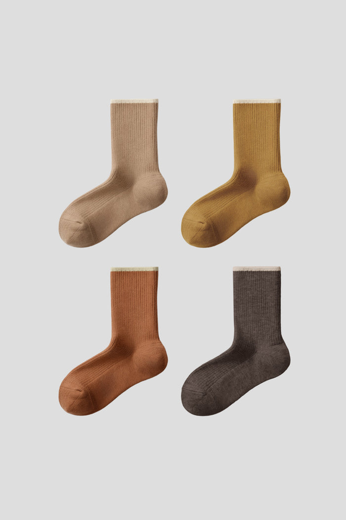 F / Coffee + Yellow Brown + Brown + Purple