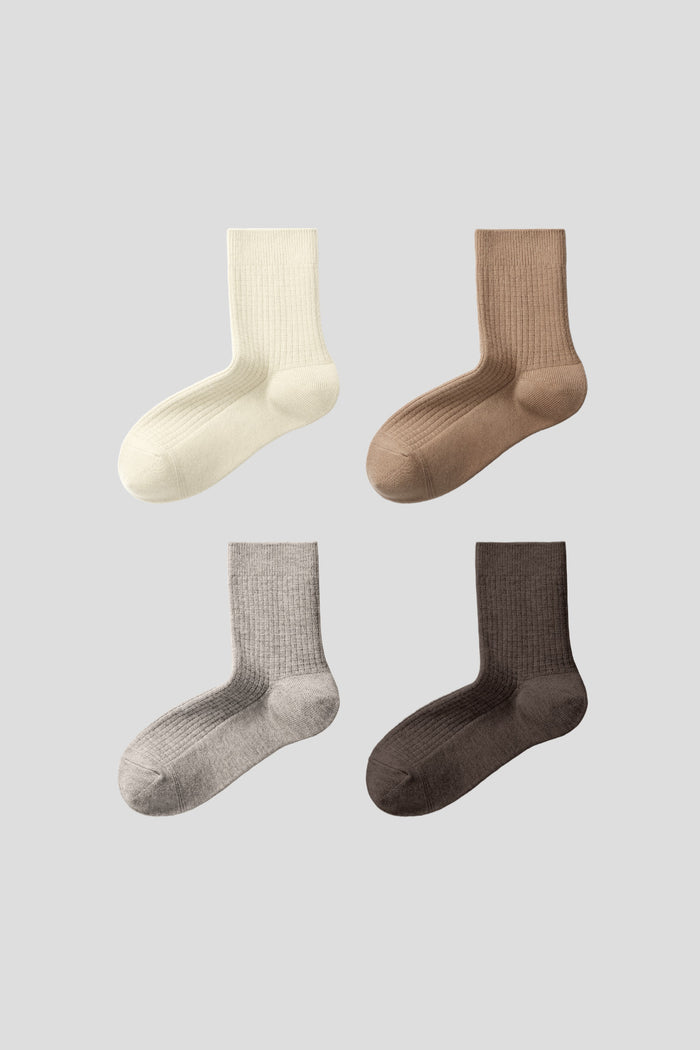 XF / Milk White + Coffee + Light Gray + Purple