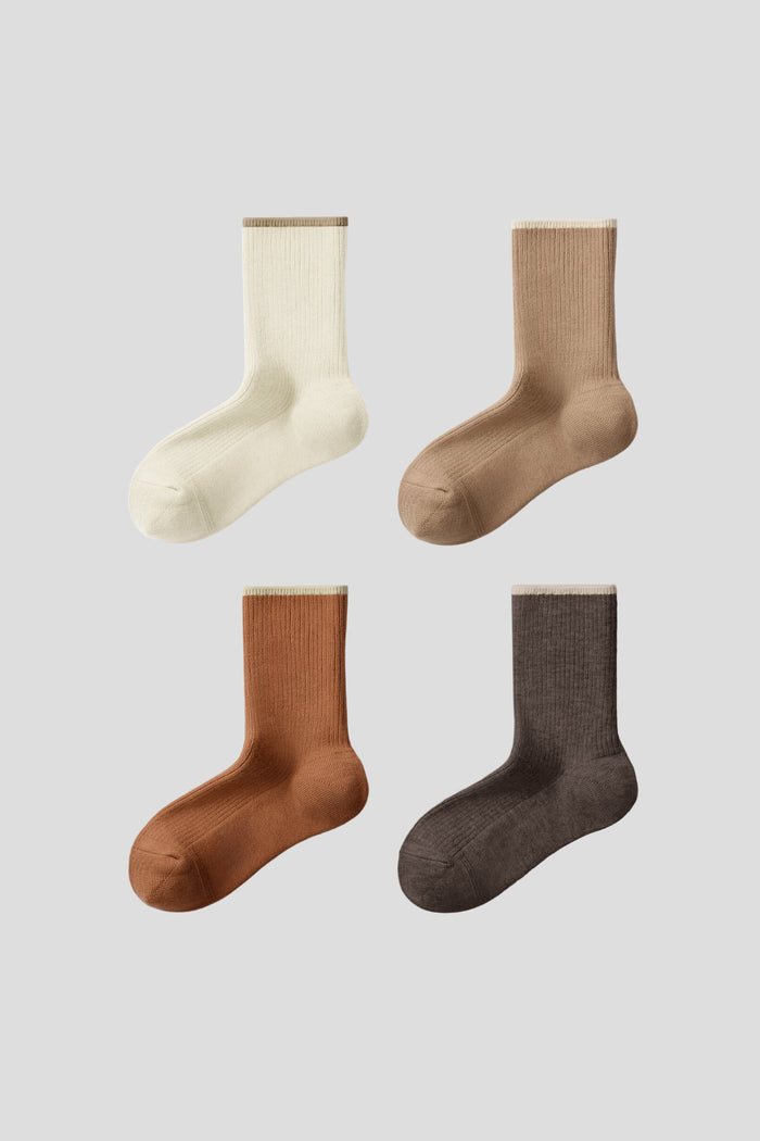 F / Milk White + Coffee + Brown + Purple