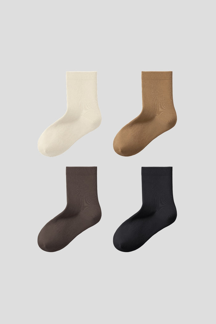 F / Milk White-Brown-Dark Brown-Black