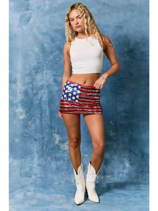 USA Flag Sequins