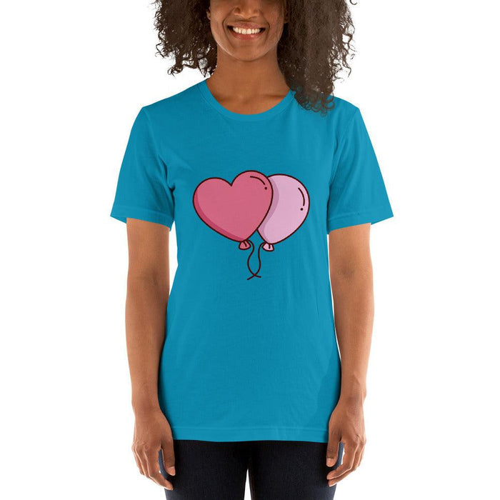 Valentine's Balloon Unisex T-Shirt - Billyforce Shop