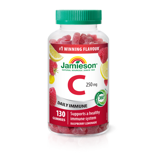 31002483 Vitamin C Gummies Raspberry Lemonade Flavour, 130 Gummies 31002483_J_BTL_GUM_VitaminC_RaspberryLemonade_625cc_R2026_MAIN
