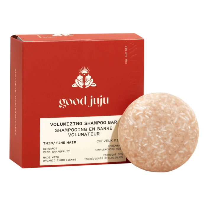 Good Juju Volumizing Shampoo Bar Bergamot Pink Grapefruit Lifestyle