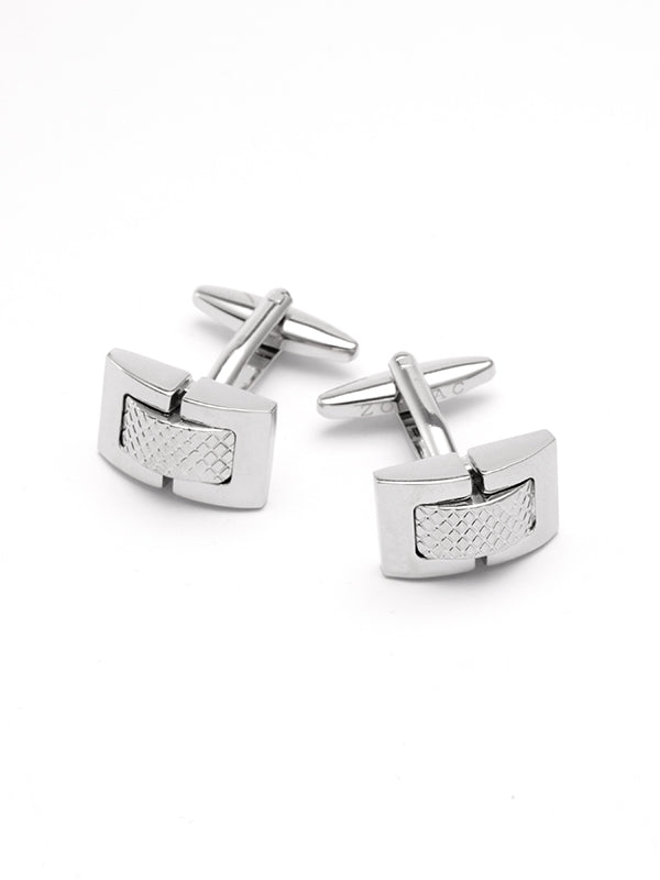 White Enamel Cufflinks