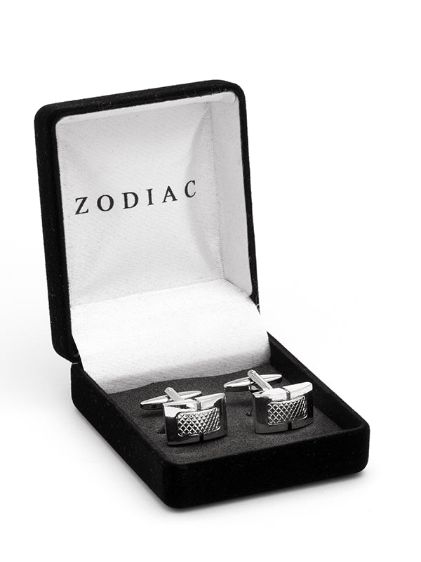 White Enamel Cufflinks