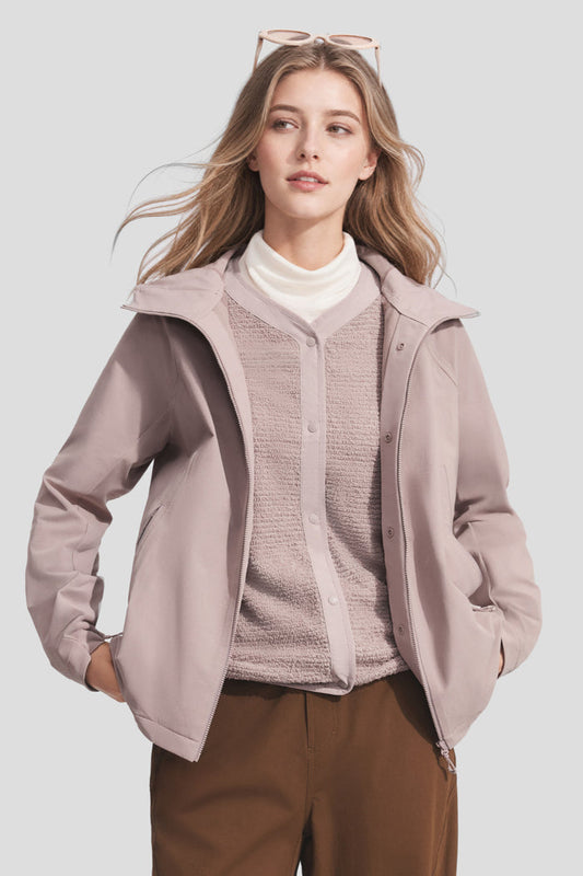 Women's 3-in-1 Ultra-Light Softshell Insulated Jacket (Mid Warmth) ST033
