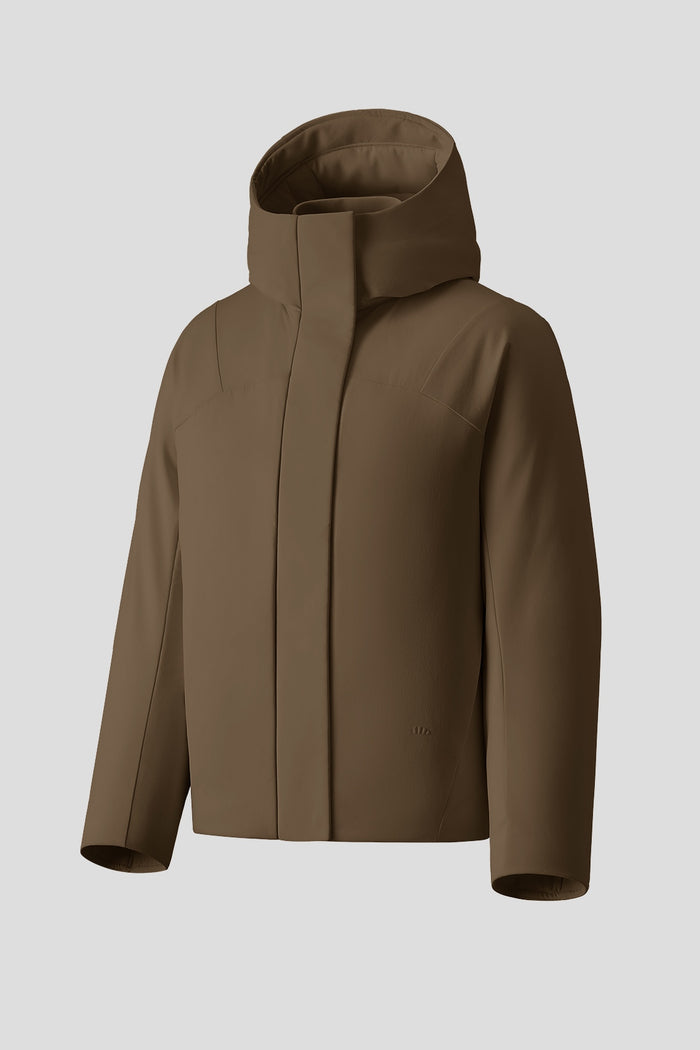 Women's Full-Coverage Stretch Hooded Down Jacket (Maximum Warmth) HD013