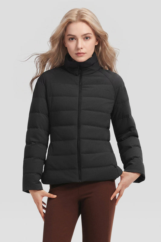 Women's Lightweight Stretch Slim-Fit Down Jacket (Mid Warmth) HD016