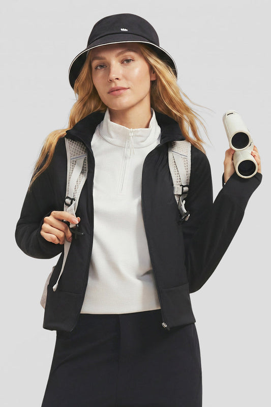 Women's Stretch Cropped Insulated Jacket (Mid Warmth) CL014