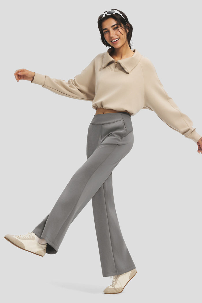 Women's Ultra-Soft High-Stretch Flared Wide-Leg Pants SF010/SF014