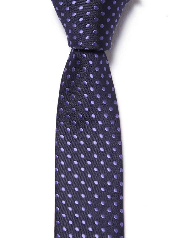 ZOD! Dotted Purple Microfibre Tie