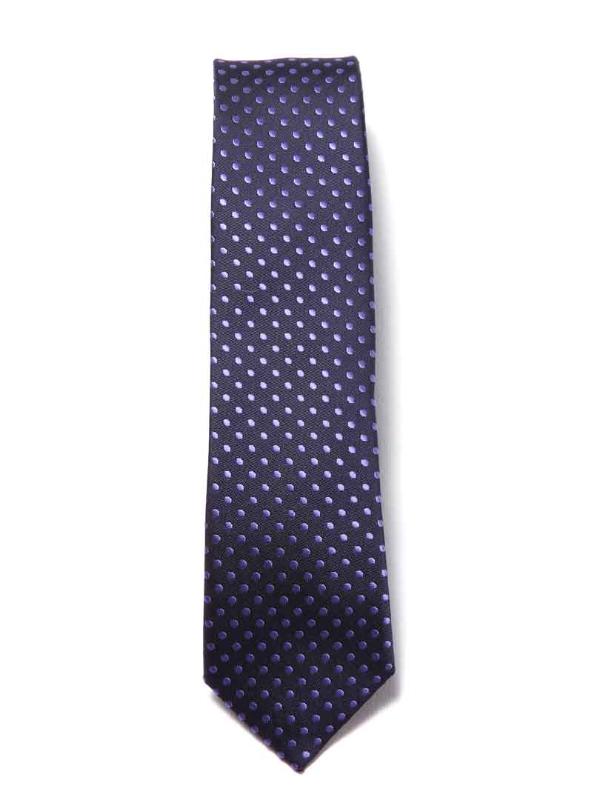 ZOD! Dotted Purple Microfibre Tie