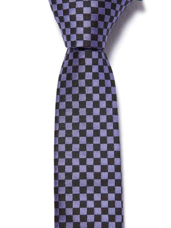 ZOD! Structure Purple Microfibre Tie