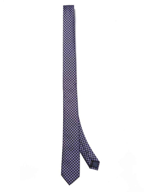 ZOD! Structure Purple Microfibre Tie
